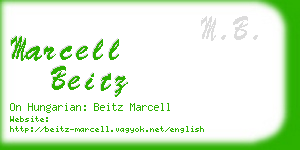 marcell beitz business card